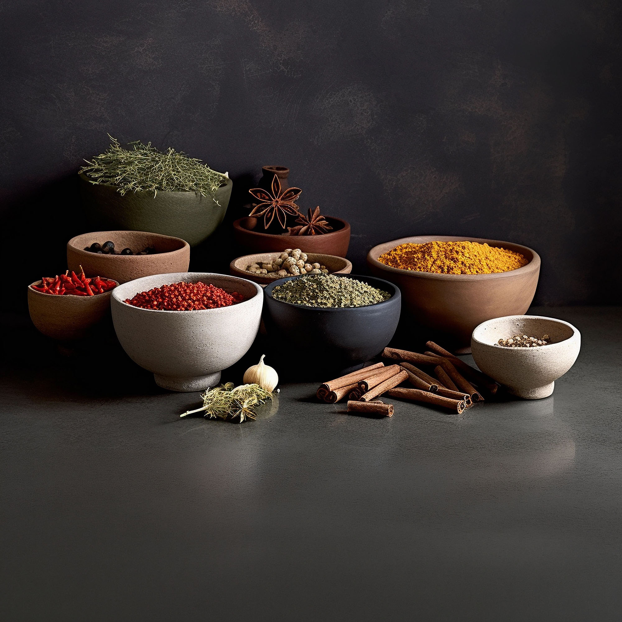 Rare spices and ingredients