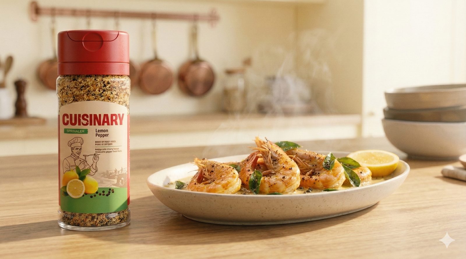 Lemon Pepper Prawn Curry