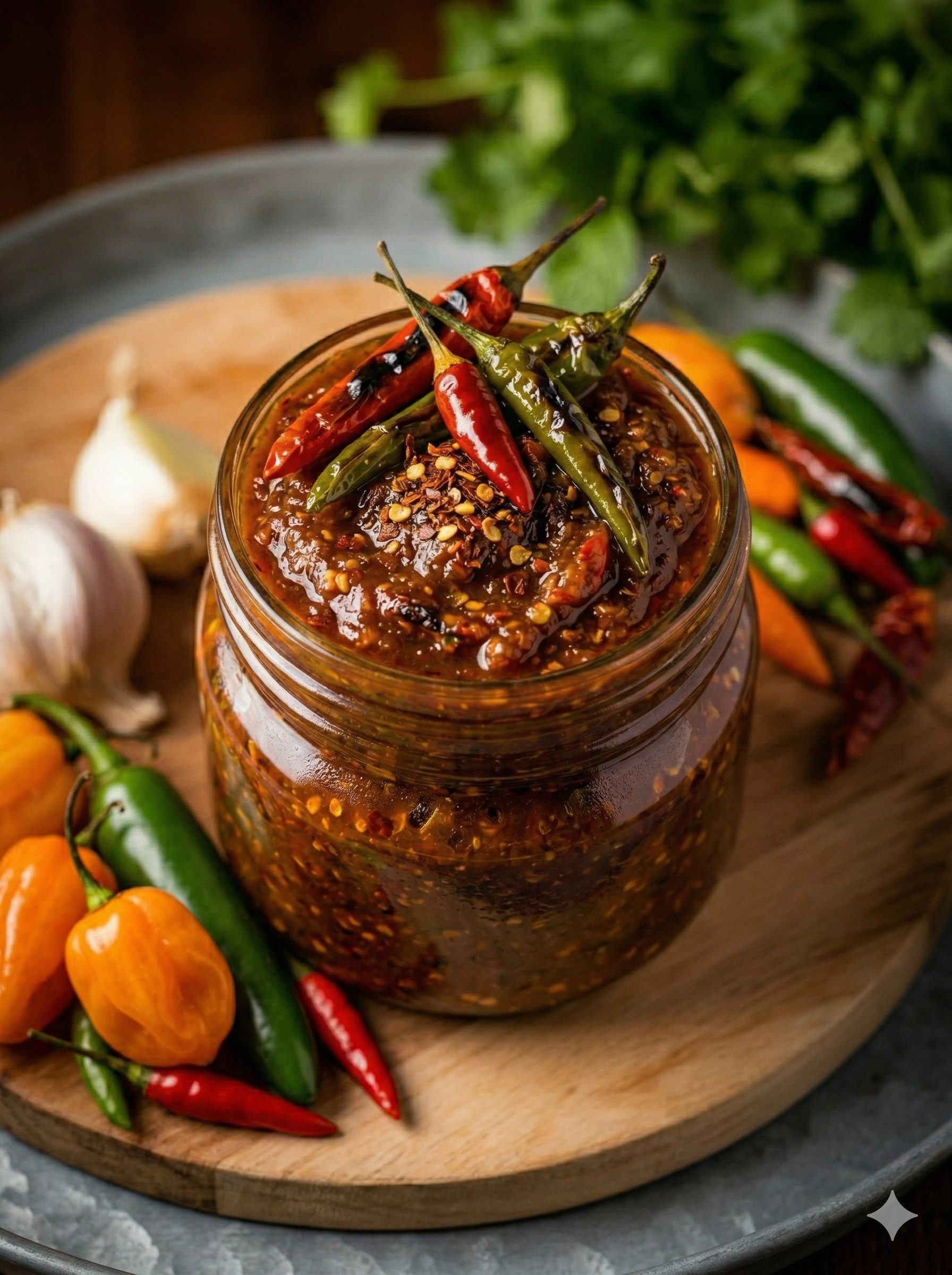 A fermented chilli chutney from Nagaland